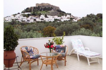 Grèce Privát Líndos, Extérieur